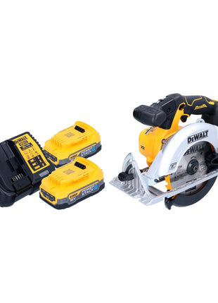 DeWalt DCS 565 E2 cordless circular saw 18 V 165 mm brushless + 2x Powerstack battery 1.7 Ah + charger
