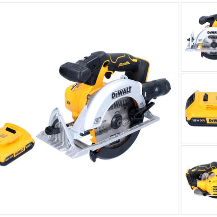 DeWalt DCS 565 N Scie circulaire 18 V 165 mm Brushless + 1x batterie 2,0 Ah - sans chargeur