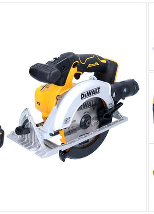 Akumulatorowa pilarka tarczowa DeWalt DCS 565 N 18 V 165 mm bezszczotkowa + 1x akumulator 4,0 Ah - bez ładowarki