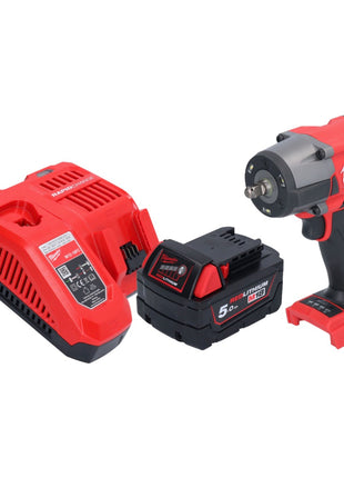 Milwaukee M18 FMTIW2F38-501 Avvitatore a impulsi a batteria 18 V 745 Nm 3/8" brushless + 1x batteria ricaricabile 5,0 Ah + caricatore