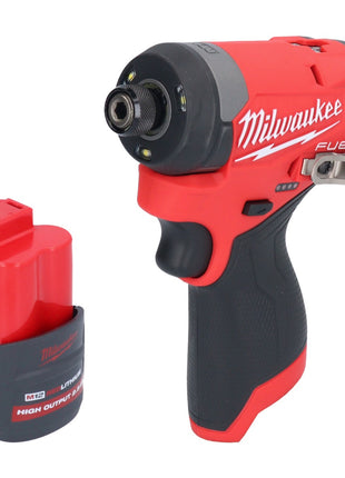 Milwaukee M12 FID2-251 Akku Schlagschrauber 12 V 170 Nm 1/4" Brushless + 1x Akku 2,5 Ah - ohne Ladegerät