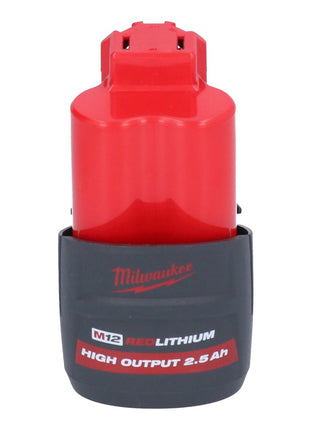 Milwaukee M12 FID2-251 Akku Schlagschrauber 12 V 170 Nm 1/4" Brushless + 1x Akku 2,5 Ah - ohne Ladegerät