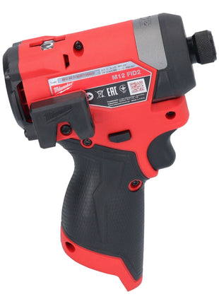 Llave de impacto a batería Milwaukee M12 FID2-401 12 V 170 Nm 1/4" sin escobillas + 1x batería 4,0 Ah + cargador