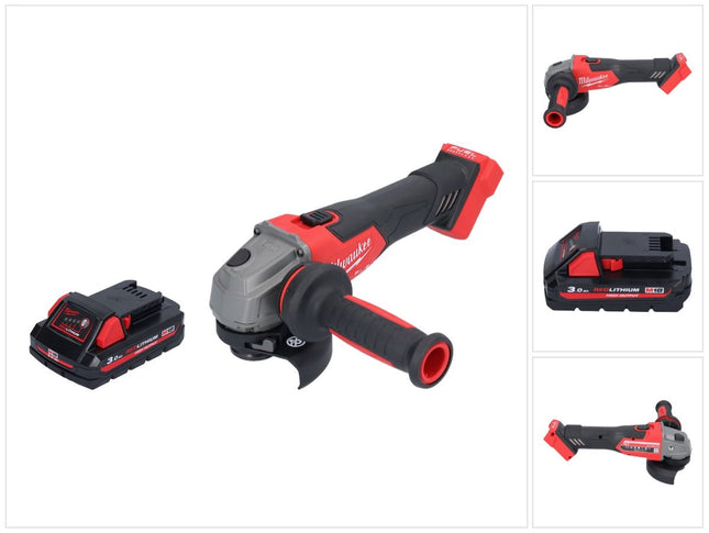 Milwaukee M18 FSAG115X-301 Cordless angle grinder 18 V 115 mm brushless + 1x rechargeable battery 3.0 Ah - without charger