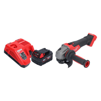 Milwaukee M18 FSAG115X 401 Akku Winkelschleifer 18 V 115 mm Brushless 1x Akku 4 0 Ah Ladegeraet 1 - toolbrothers
