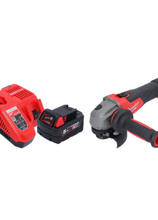 Milwaukee M18 FSAG115X-501 Smerigliatrice angolare a batteria 18 V 115 mm brushless + 1x batteria 5,0 Ah + caricabatterie