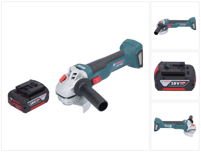 Bosch GWS 18V-10 Professional cordless angle grinder 18 V 115 mm brushless + 1x rechargeable battery 4.0 Ah - without charger