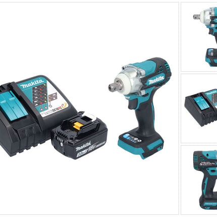 Makita DTW 301 RF1 Atornillador de impacto inalámbrico 18 V 330 Nm 1/2" sin escobillas + 1x batería 3,0 Ah + cargador