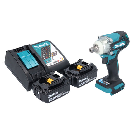 Makita DTW 301 RF akumulatorowy klucz udarowy 18 V 330 Nm 1/2" bezszczotkowy + 2x akumulator 3,0 Ah + ładowarka
