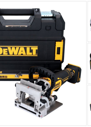 DeWalt DCW 682 NT cordless flat dowel cutter 18 V 102 x 20 mm brushless + TSTAK - without battery, without charger