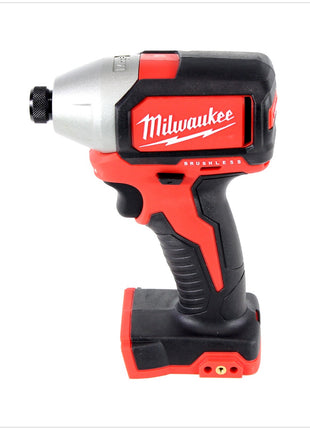Milwaukee M18 BLID 502 C 18 V Brushless Akku - Schlagschrauber + 2x 5.0 Ah Red Li-Ion Akku + Milwaukee M12-18C Universal Akku Ladegerät + Koffer - Toolbrothers