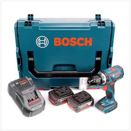 Bosch GSB 18 V-EC Akku Schlagbohrschrauber ( 2016 ) mit 2x GBA 5,0 Ah Li-lon Akkus + Ladegerät + L-Boxx - Toolbrothers