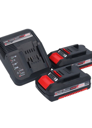 Einhell TE-CD 18/2 Li-Kit Perceuse-visseuse à percussion sans fil 18 V 44 Nm + 2x batterie 1,5 Ah + chargeur + étui