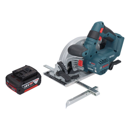 Akumulatorowa pilarka tarczowa Bosch GKS 18V-57-2 Professional 18 V 165 mm bezszczotkowa + 1x akumulator 5,0 Ah - bez ładowarki