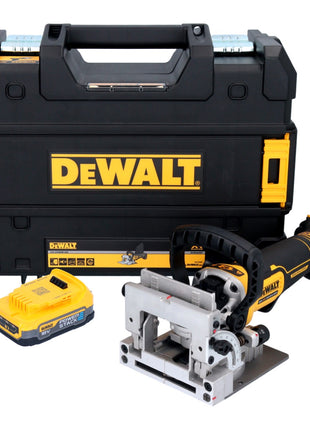 DeWalt DCW 682 NT akumulatorowy płaski frez do kołków 18 V 102 x 20 mm bezszczotkowy + 1x akumulator Powerstack 1,7 Ah + TSTAK - bez ładowarki