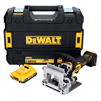 Akumulatorowy frez do kołków płaskich DeWalt DCW 682 NT 18 V 102 x 20 mm bezszczotkowy + 1x akumulator 2,0 Ah + TSTAK - bez ładowarki