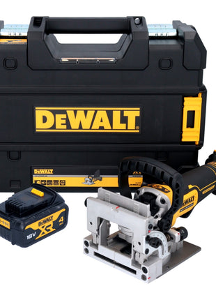 Akumulatorowy frez do kołków płaskich DeWalt DCW 682 NT 18 V 102 x 20 mm bezszczotkowy + 1x akumulator 4,0 Ah + TSTAK - bez ładowarki