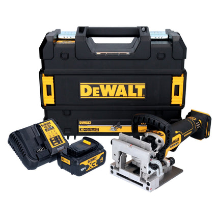DeWalt DCW 682 M1T fresa per tasselli piatti a batteria 18 V 102 x 20 mm senza spazzole + 1x batteria ricaricabile 4,0 Ah + caricatore + TSTAK