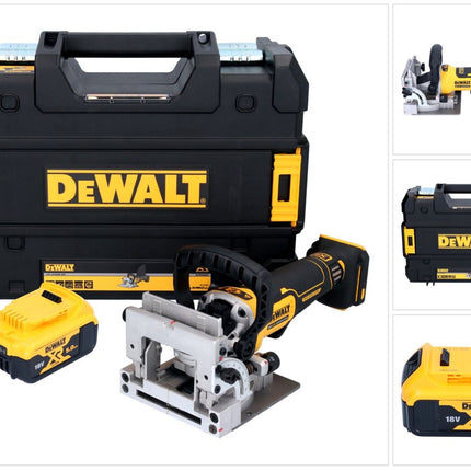 Akumulatorowy frez do kołków płaskich DeWalt DCW 682 NT 18 V 102 x 20 mm bezszczotkowy + 1x akumulator 5,0 Ah + TSTAK - bez ładowarki