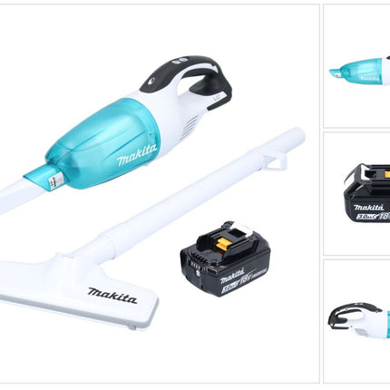 Makita DCL 181 FF1WX Cordless hoover 18 V 53 mbar 0.65 L + 1x rechargeable battery 3.0 Ah - without charger