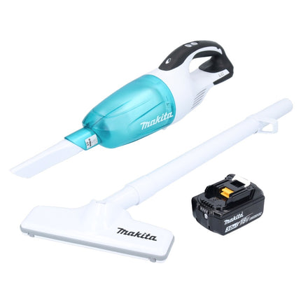 Makita DCL 181 FF1WX Cordless hoover 18 V 53 mbar 0.65 L + 1x rechargeable battery 3.0 Ah - without charger