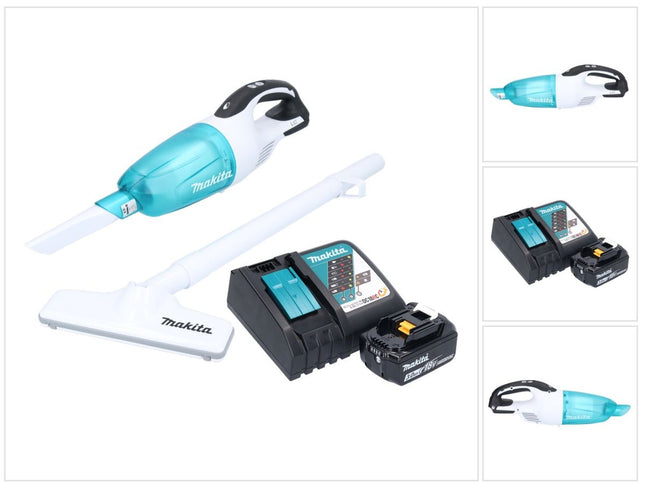 Makita DCL 181 FRF1WX aspirateur sans fil 18 V 53 mbar 0.65 L + 1x batterie 3.0 Ah + chargeur