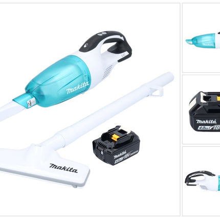 Makita DCL 181 FM1WX Cordless hoover 18 V 53 mbar 0.65 L + 1x rechargeable battery 4.0 Ah - without charger