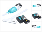 Makita DCL 181 FRT1WX cordless hoover 18 V 53 mbar 0.65 L + 1x rechargeable battery 5.0 Ah + charger