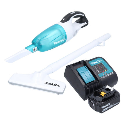 Aspiradora sin cable Makita DCL 181 FSF1WX 18 V 53 mbar 0,65 L + 1x batería recargable 3,0 Ah + cargador