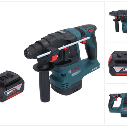 Akumulatorowy młot udarowo-obrotowy Bosch GBH 18V-22 Professional 18 V 1,9 J SDS Plus Brushless + 1x akumulator 4,0 Ah - bez ładowarki