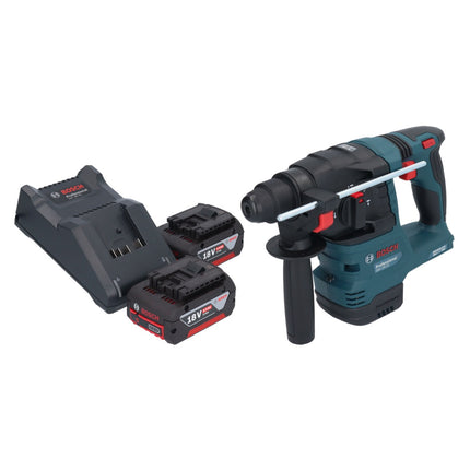 Akumulatorowa wiertarko-wkrętarka Bosch GBH 18V-22 Professional 18 V 1,9 J SDS Plus Brushless + 2x akumulator 4,0 Ah + ładowarka