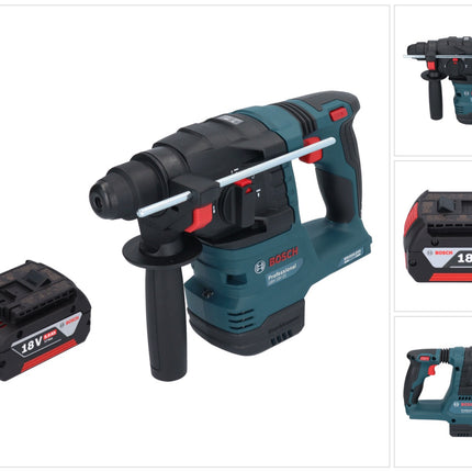 Akumulatorowy młot udarowo-obrotowy Bosch GBH 18V-22 Professional 18 V 1,9 J SDS Plus Brushless + 1x akumulator 5,0 Ah - bez ładowarki