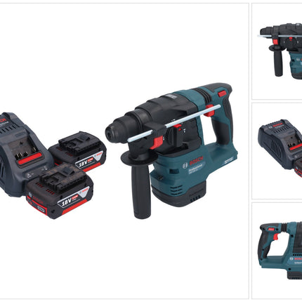 Akumulatorowa wiertarko-wkrętarka Bosch GBH 18V-22 Professional 18 V 1,9 J SDS Plus Brushless + 2x akumulator 5,0 Ah + ładowarka