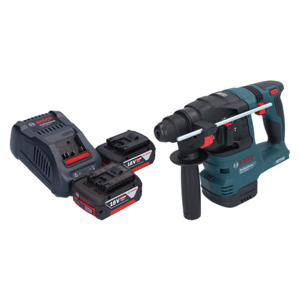 Akumulatorowa wiertarko-wkrętarka Bosch GBH 18V-22 Professional 18 V 1,9 J SDS Plus Brushless + 2x akumulator 5,0 Ah + ładowarka