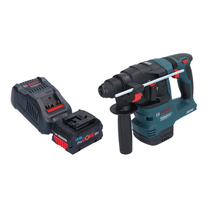 Akumulatorowy młot udarowo-obrotowy Bosch GBH 18V-22 Professional 18 V 1,9 J SDS Plus Brushless + 1x akumulator ProCORE 8,0 Ah + ładowarka