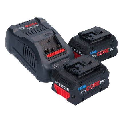 Akumulatorowy młot udarowo-obrotowy Bosch GBH 18V-22 Professional 18 V 1,9 J SDS Plus Brushless + 2x akumulator ProCORE 8,0 Ah + ładowarka