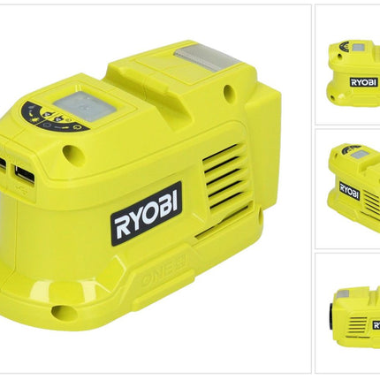 RYOBI RY18BI150A-0 inversor de batería 18 V puertos 1 potencia continua 150 (5133004895) solo - sin batería, sin cargador