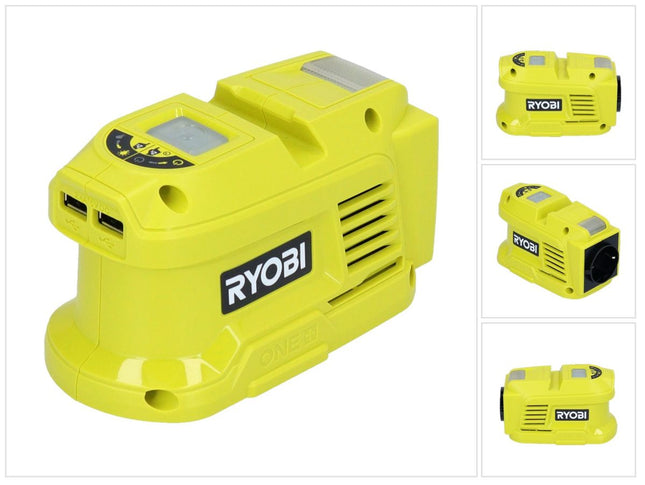 RYOBI RY18BI150A-0 inversor de batería 18 V puertos 1 potencia continua 150 (5133004895) solo - sin batería, sin cargador