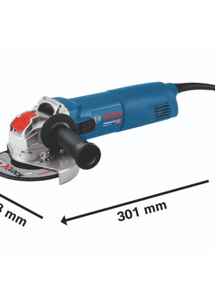 Bosch GWX 14 125 Professional Winkelschleifer 1400 W 125 mm X Lock 06017B7001 Diamanttrennscheibe 4 - toolbrothers