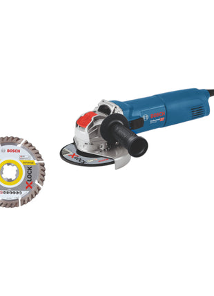 Bosch GWX 14 125 Professional Winkelschleifer 1400 W 125 mm X Lock 06017B7001 Diamanttrennscheibe 0 - toolbrothers