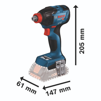 Bosch GDX 18V 210 C Professional Akku Drehschlagschrauber 18 V 210 Nm Brushless Solo 06019J0200 ohne Akku ohne Ladegeraet 4 - toolbrothers
