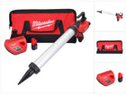 Milwaukee M12 PCG/600A-201B Akku Kartuschenpresse 12 V 600 ml ( 4933448764 ) + 1x Akku 2,0 Ah + Ladegerät + Tasche