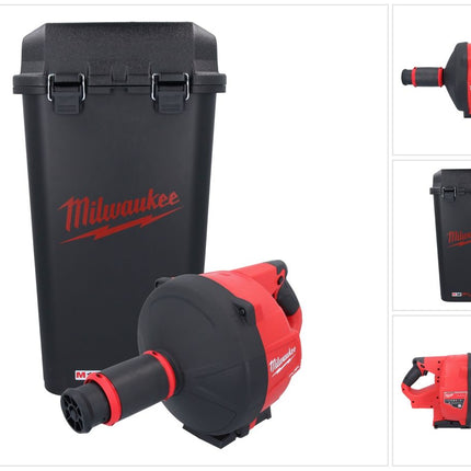 Milwaukee M18 FDCPF8-0C Akku Rohrreinigungsgerät 18 V ( 4933459683 ) + Spirale + Koffer - ohne Akku, ohne Ladegerät