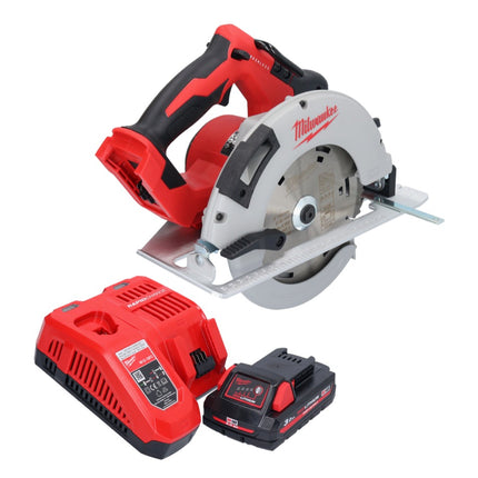 Milwaukee M18 BLCS66-301 Akku Handkreissäge 18 V 190 mm Brushless + 1x Akku 3,0 Ah + Ladegerät