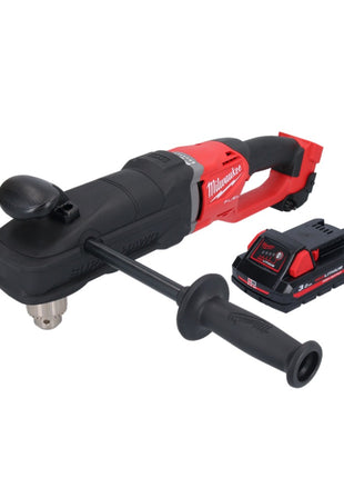 Trapano angolare a batteria Milwaukee M18 FRAD2-301 18 V 122 Nm brushless + 1x batteria ricaricabile 3,0 Ah - senza caricabatterie