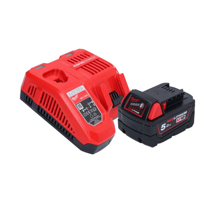 Milwaukee M18 FRAD2-501 cordless angle drill 18 V 122 Nm brushless + 1x rechargeable battery 5.0 Ah + charger
