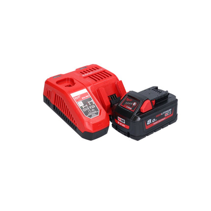 Milwaukee M18 FRAD2-801 cordless angle drill 18 V 122 Nm brushless + 1x rechargeable battery 8.0 Ah + charger