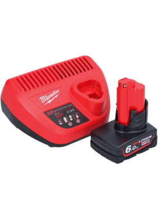 Milwaukee M12 BDC6-601C Akumulatorowa wyciorarka do rur 12 V + 1x akumulator 6,0 Ah + ładowarka + spirala + wiadro