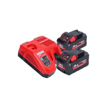 Pulidora a batería Milwaukee M18 FAP180-552 18 V 180 mm sin escobillas + 2x baterías 5,5 Ah + cargador