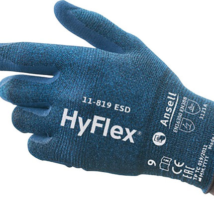 ANSELL guanti HyFlex 11-819 ESD taglia 10 blu ( 4000391222 )